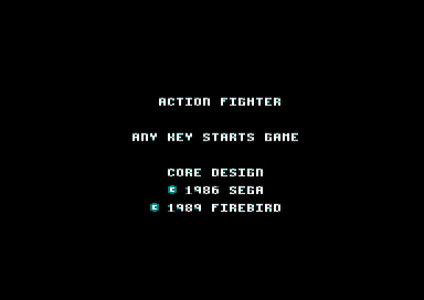 Action Fighter for the Amstrad CPC