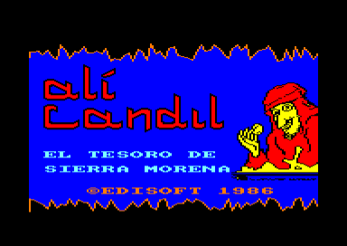 Ali Candil El Tesoro De Sierra Morena for the Amstrad CPC