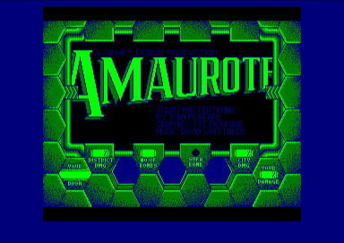 Amaurote for the Amstrad CPC