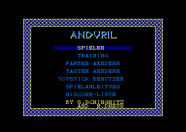 Andvril for the Amstrad CPC