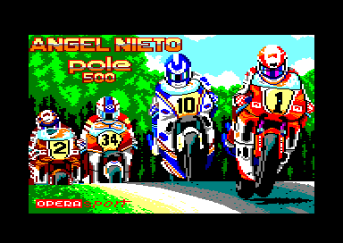 Angel Nieto : Pole 500 for the Amstrad CPC