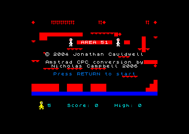 Area 51 for the Amstrad CPC
