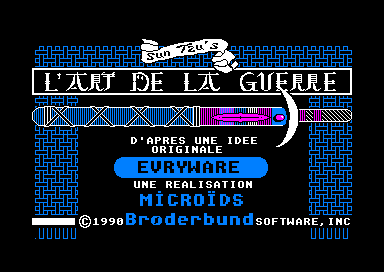 L`Art De La Guerre for the Amstrad CPC