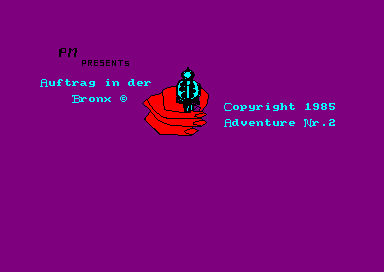 Auftrag in der Bronx for the Amstrad CPC