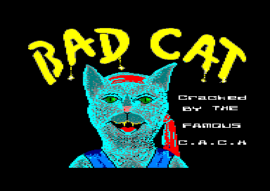 Bad Cat for the Amstrad CPC
