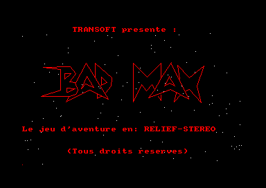 Bad Max for the Amstrad CPC
