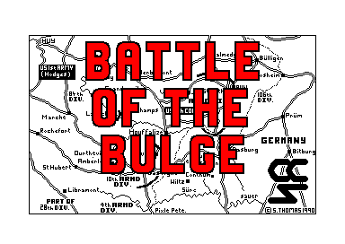 Battle of the Bulge for the Amstrad CPC