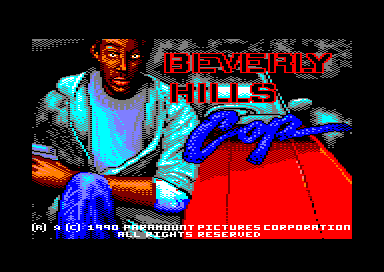 Beverly Hills Cop for the Amstrad CPC