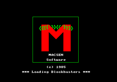 Blockbusters for the Amstrad CPC