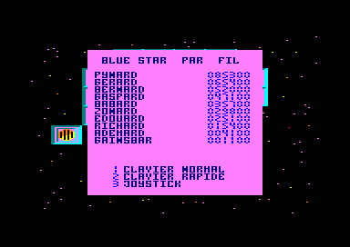 Blue Star for the Amstrad CPC