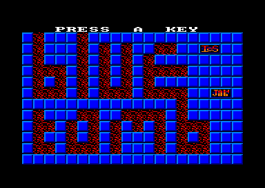 Blue Tomb for the Amstrad CPC