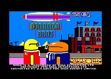 Bonanza Bros for the Amstrad CPC