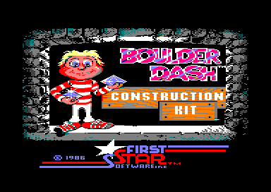 Boulderdash Construction Kit for the Amstrad CPC