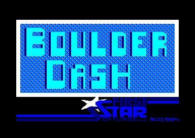 Boulderdash for the Amstrad CPC