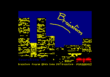 Brainstorm for the Amstrad CPC