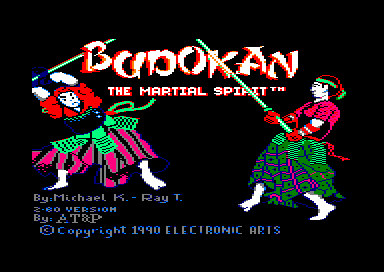 Budokan for the Amstrad CPC