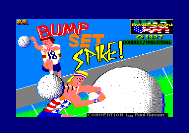 Bump Set Spike for the Amstrad CPC