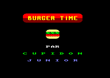Burger Time for the Amstrad CPC