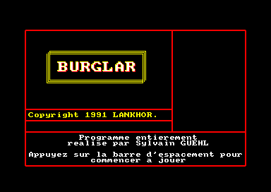 Burglar for the Amstrad CPC