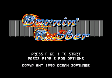 Burnin Rubber for the Amstrad CPC