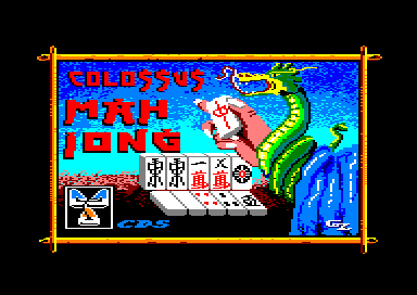 Collosus Mahjong for the Amstrad CPC
