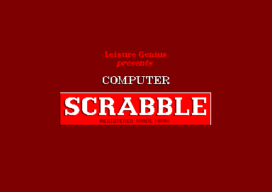 Computer Scrabble Deluxe for the Amstrad CPC