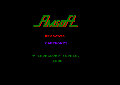 Campeones for the Amstrad CPC