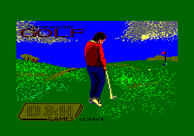 Championship Golf for the Amstrad CPC