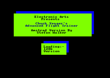 Chuck Yeagers AFT for the Amstrad CPC