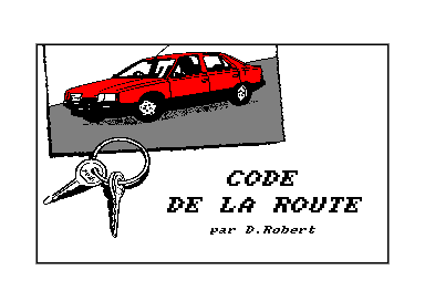Code De La Route for the Amstrad CPC