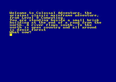 Colossal adventure for the Amstrad CPC