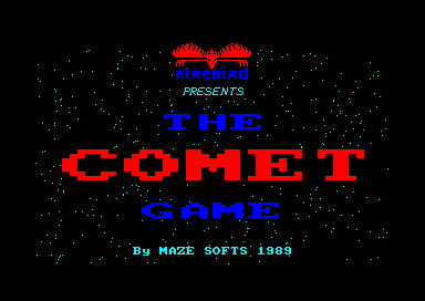Comet Game : The for the Amstrad CPC