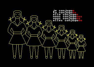Conjugaison for the Amstrad CPC