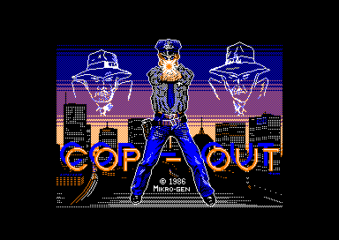 Cop Out for the Amstrad CPC