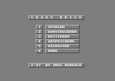 Crazy Brick for the Amstrad CPC