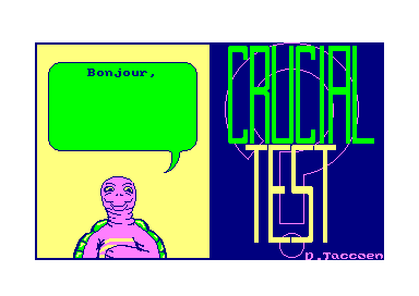 Crucial Test for the Amstrad CPC