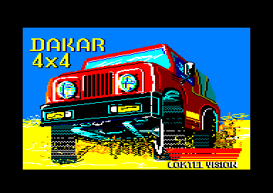 Dakar 4x4 for the Amstrad CPC