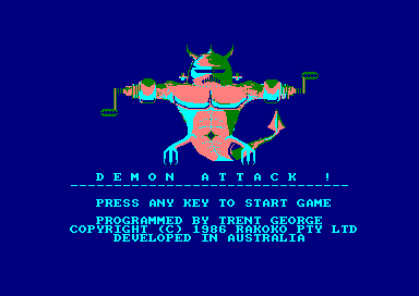 Demon Attack for the Amstrad CPC
