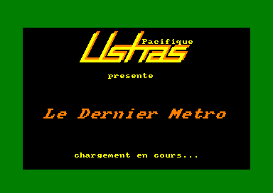 Le Dernier Metro for the Amstrad CPC