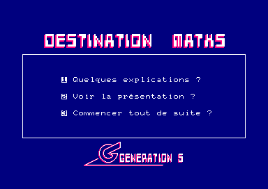 Destination Maths CE1/CE2 for the Amstrad CPC