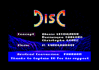 Disc for the Amstrad CPC