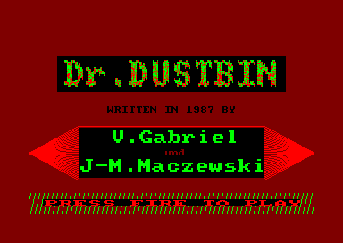 Dr Dustbin for the Amstrad CPC