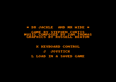 Dr Jackle and Mr Wide for the Amstrad CPC