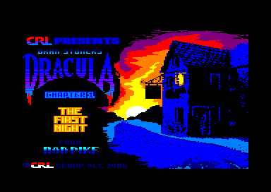 Dracula for the Amstrad CPC