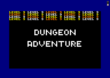 Dungeon adventure for the Amstrad CPC