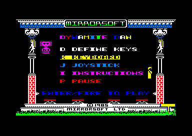 Dynamite Dan for the Amstrad CPC