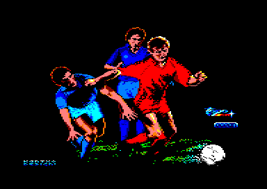 Emilio Butragueno Futbol for the Amstrad CPC