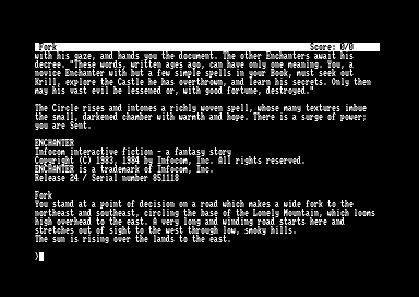 Enchanter for the Amstrad CPC