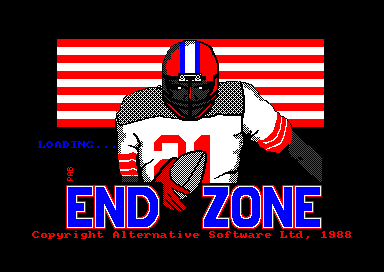 End Zone for the Amstrad CPC