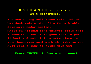 Exchange for the Amstrad CPC